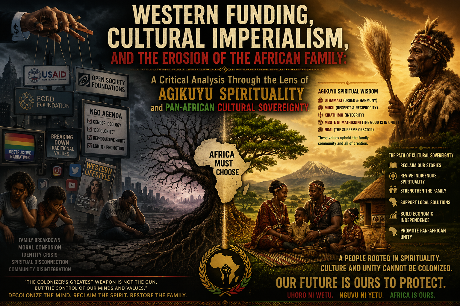 WESTERN FUNDING, CULTURAL IMPERIALISM,  AND THE EROSION OF THE AFRICAN FAMILY